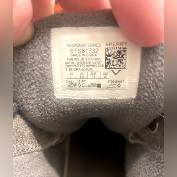 Sperry Saltwater Duck Boots. Gray/Black. Women’s Size 8. New. Waterproof. - Picture 4 of 5